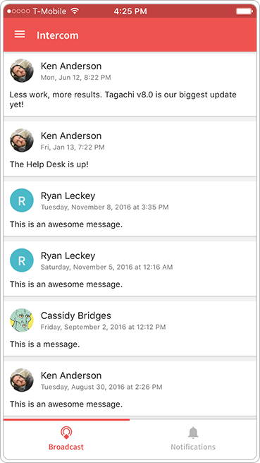 Messages from network marketing corporate